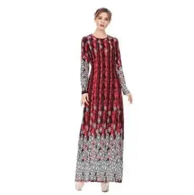 Women's Polka Dot Printed Arab Long Skirt - EX-STOCK Canada