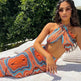 Women's Printed Halter Strap Strapless Slim Skirt Set - EX-STOCK Canada