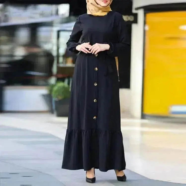 Women's Pullover Round Neck Arab Dress - EX-STOCK Canada