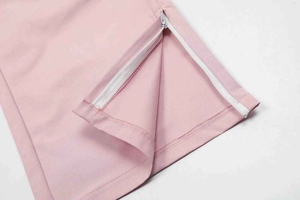 Women's Retro Pleated Pink Overalls - EX-STOCK Canada