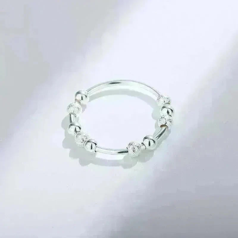 Women's Stylish And Simple Personality Sterling Silver Anxiety Ring - EX-STOCK CANADA
