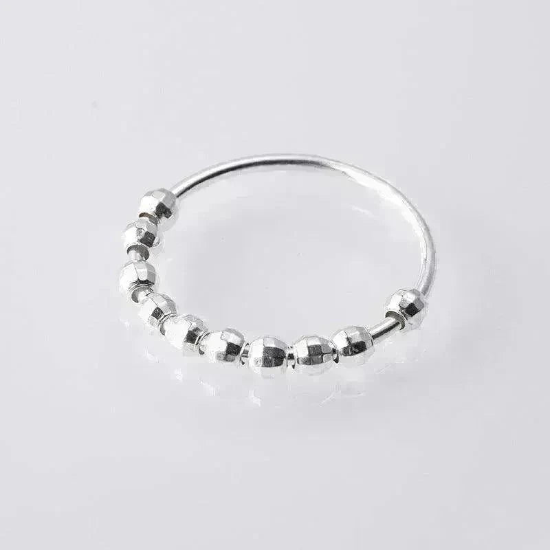 Women's Stylish And Simple Personality Sterling Silver Anxiety Ring - EX-STOCK CANADA