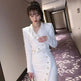 Women's Suit Western Style Small Look Tall Suit Burr Tweed Blazer and Skirt Two-piece Set - EX-STOCK Canada