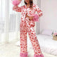 Women's Valentine's Day Sweet Loving Heart Printed Casual Suit Pajamas - EX-STOCK Canada