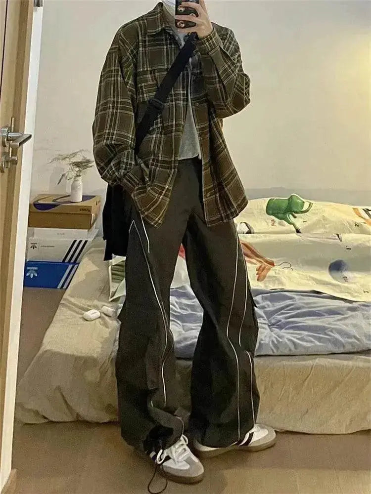 Women's Vintage Casual Oversized Y2k Sweatpants Trousers Pants - EX-STOCK Canada