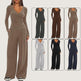 Women's Wide-leg Pants Long-sleeved Sportswear Suit EX-STOCK Canada 
