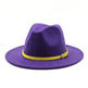 Women's Woolen Big Brimmed Jazz Felt Style Hat - EX-STOCK Canada