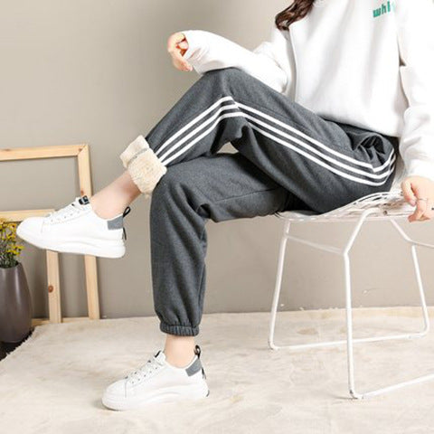 Women's plus fleece padded sweatpants EX-STOCK Canada 