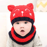 Wool scarf baby hat - EX-STOCK Canada