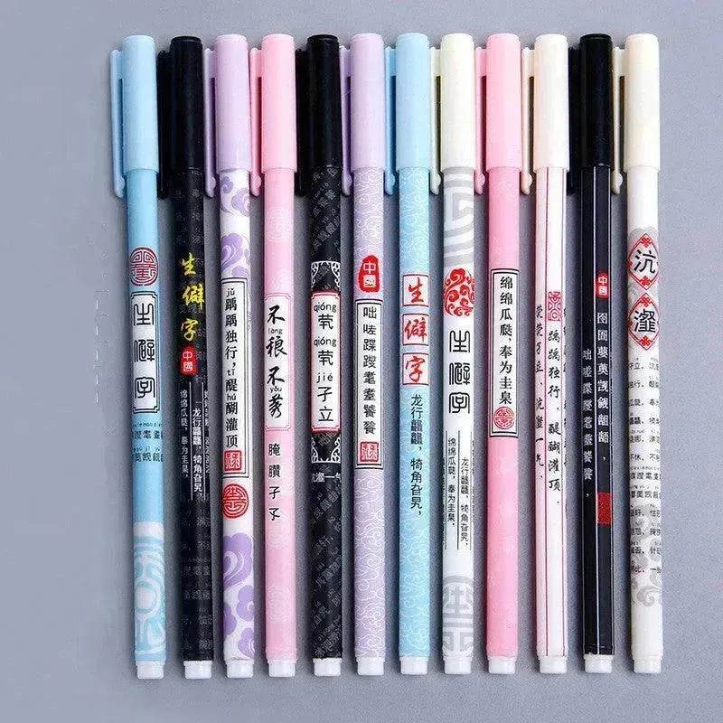 Xueba Pen School Flower School Grass Gel Pen Cute Student - EX-STOCK Canada