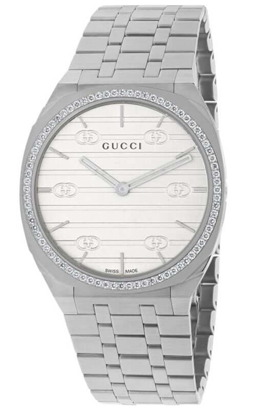 Orologio in acciaio GUCCI 'GUCCI 25H' YA163401 - EX-STOCK Canada