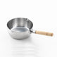 Yoshikawa Yukihira Saucepan 20 cm | 2.1 L Stainless Steel with Wooden Handle 