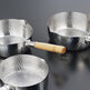 Yoshikawa Yukihira Saucepan 20 cm | 2.1 L Stainless Steel with Wooden Handle 