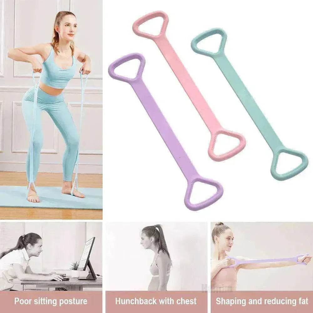 Yoga Band: Arm Back Training Elastic Ropes - EX-STOCK Canada