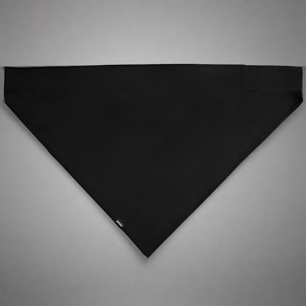 ZANheadgear 3 In 1 Classic Plain Black Bandana EX-STOCK Canada 
