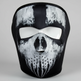 ZANheadgear Full Face Black Skull Neoprene Mask 