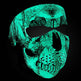 ZANheadgear Full Mask Neoprene Black & White Skull Face Glow In the Dark EX-STOCK Canada 