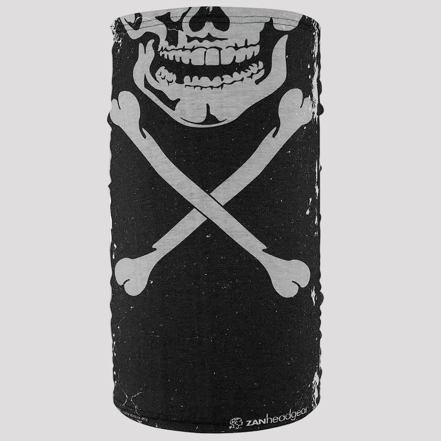 ZANheadgear Skull And Cross Bones Motley Tube 