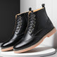 Bottes Martin britanniques pour hommes – Chaussures en cuir décontractées hautes pour affaires