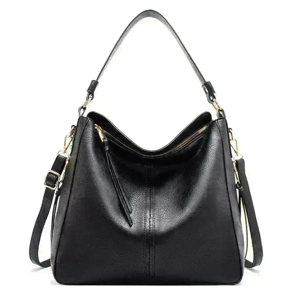 Women High Capacity PU Leather Handbags Fashion Commuting Crossbody Shoulder Hand Bag Shopping Totes - EX-STOCK CANADA