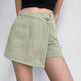 Elegant Anti-exposure Irregular Mini Denim Skirt - EX-STOCK Canada