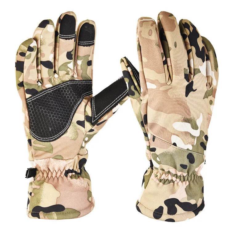 Outdoor Warm Keeping Sports Anti-slip Tactical Camouflage Ski Gloves - EX-STOCK Canada