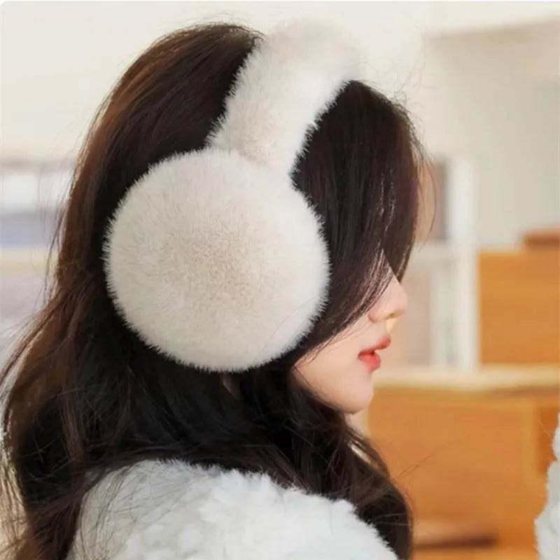 Girls' Winter Furry Fluffy Earmuffs - EX-STOCK Canada