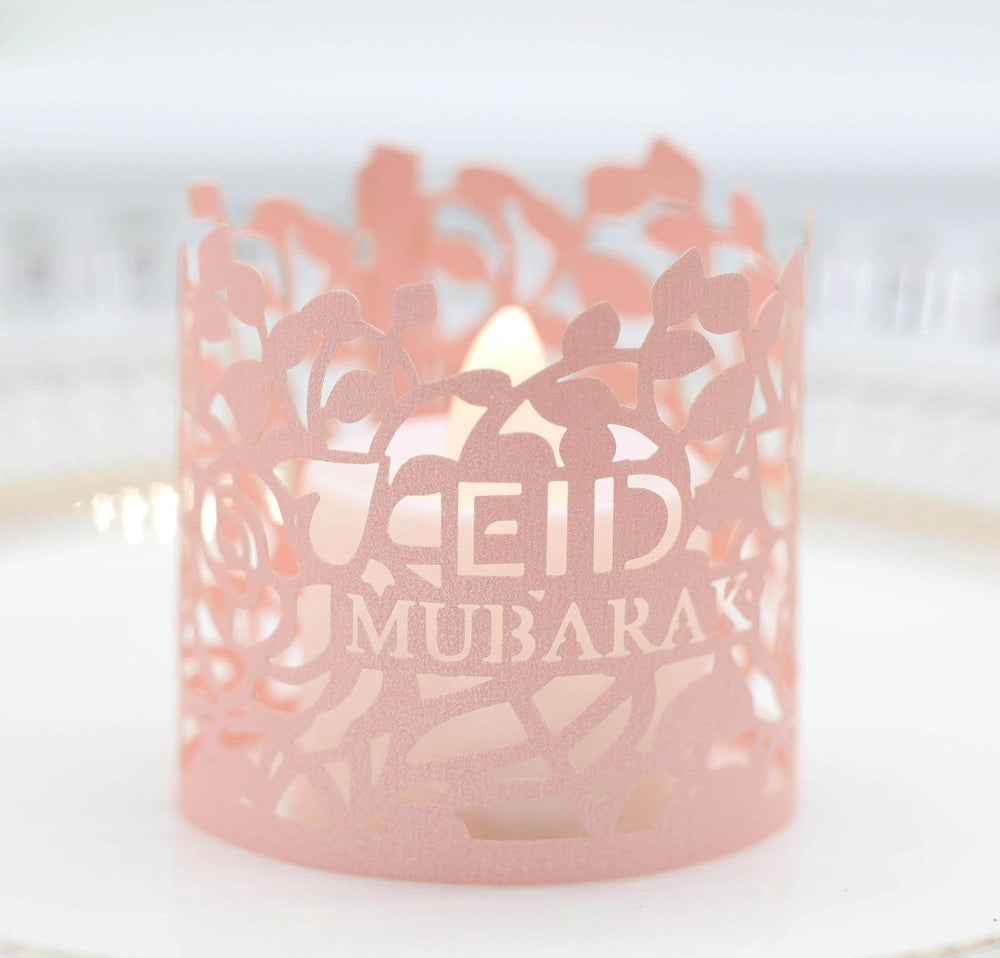 MOQ200 Ramadan Electronic Candle Lampshade Laser Cutout - EX-STOCK Canada
