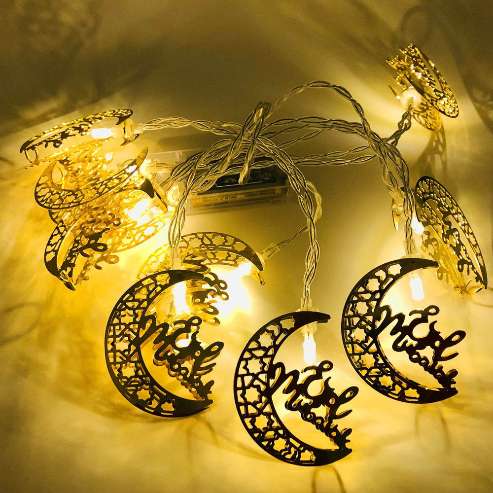 Ramadan Decoration For Diwali Festival Of Eurban Eid Mubarak String Light - EX-STOCK Canada