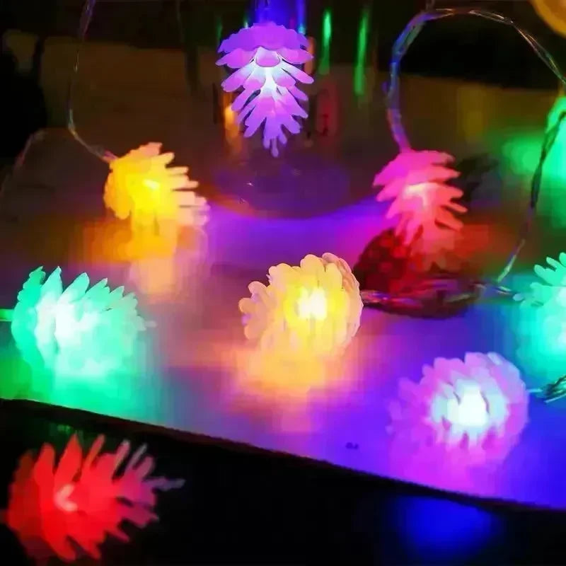 LED Simulation Transparent Pine Nut Light String - EX-STOCK CANADA