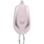 Keychain Power Bank 1500mAh – Portable Emergency Charger for iPhone & USB-C