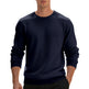Fleece-lined Crew Neck Sweater Male Loose Casual Top EX-STOCK Canada 