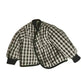 Elegant Cotton-padded All-matching Children's Baby girl Plaid Jacket top - EX-STOCK CANADA