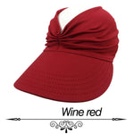 Summer Beach Visor Sun Hat for women Cross-border Spring Open Top UV protection Visor Hat - EX-STOCK Canada