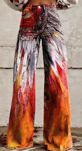 Women's Casual Pants Thin Imitation Jeans EX-STOCK Canada 