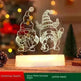 Christmas Decoration 3D Lamp Acrylic LED Night Lights New Year Valentines Day Christmas Kids Gift Christmas Ornaments - EX-STOCK CANADA