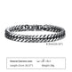 Stainless Steel Men's Ornament Vintage Cuban Link Chain Bracelet - EX-STOCK CANADA