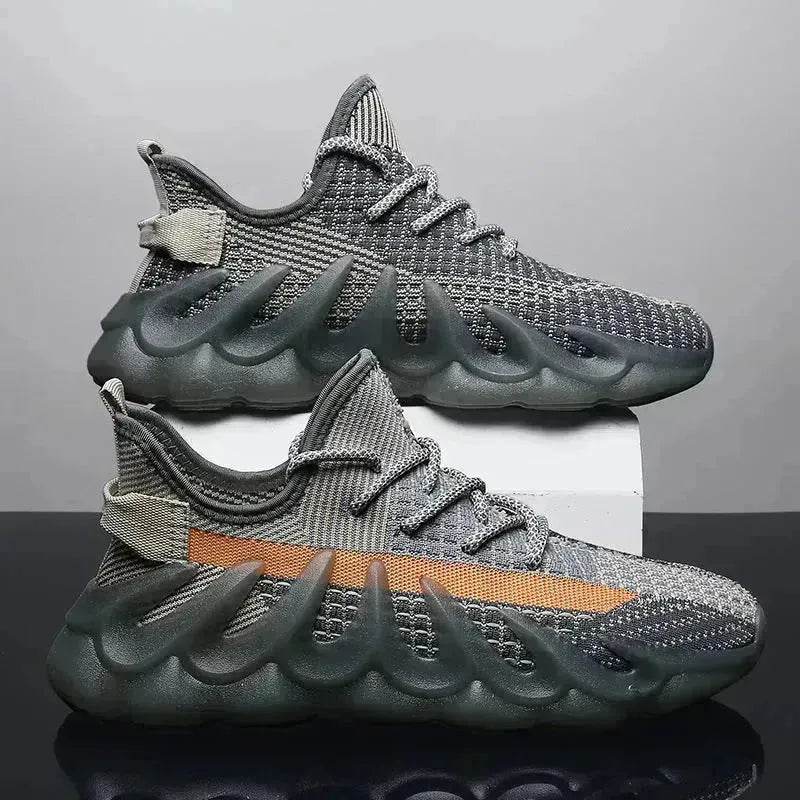 Fashion Sneakers With Wave Sole Cool Sports Shoes Men - EX-STOCK Canada