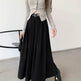 Women's All-matching Slim Fit Temperament Pleated Maxi Skirt - EX-STOCK Canada