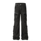 Solid Color Casual Multi-pocket Denim Jean Cargo Pants women - EX-STOCK Canada