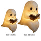 Cute LED Ghost Night Light Children's Nightlight Gift Bedside Sleep Lamp Halloween Decorations Lovely Ghost Lamp Warm Light - EX-STOCK Canada