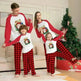 Christmas Parent-Child Clothes Set Long Sleeve T-Shirt Plaid Pants Family Matching Pajamas - EX-STOCK CANADA