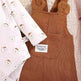 Cute Baby Bear Printed Romper Overalls Suit for baby girl - EX-STOCK Canada
