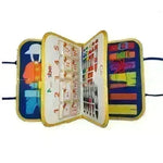 New Busy Book Children's Busy Board Dressing And Buttoning Learning Baby Early Education Preschool Sensory Learning Toy - EX-STOCK CANADA