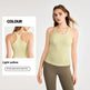 Seamless Sleeveless  Weaving Yoga Clothes Vest With Chest Pad Workout Top - EX-STOCK CANADA