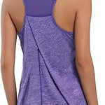 I-shaped Vest Mesh Yoga Sports Running Vest Sleeveless Workout Clothes - EX-STOCK CANADA