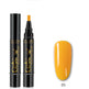 Yellow 3-in-1 Nail Glue Pen – Gel, Magnet & French Manicure Tool (36 Colours + Sets)