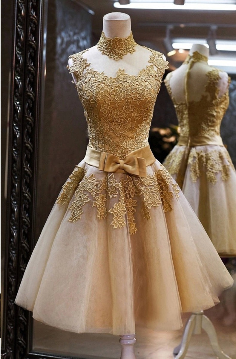 Short Skirt Dinner Middle-aged Host Small Dress EX-STOCK Canada 