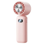 Mini Folding Digital Display Mute Refrigeration Handheld Fan - EX-STOCK Canada