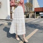 Spring Summer Women High waist Lace Midi Skirt - EX-STOCK Canada